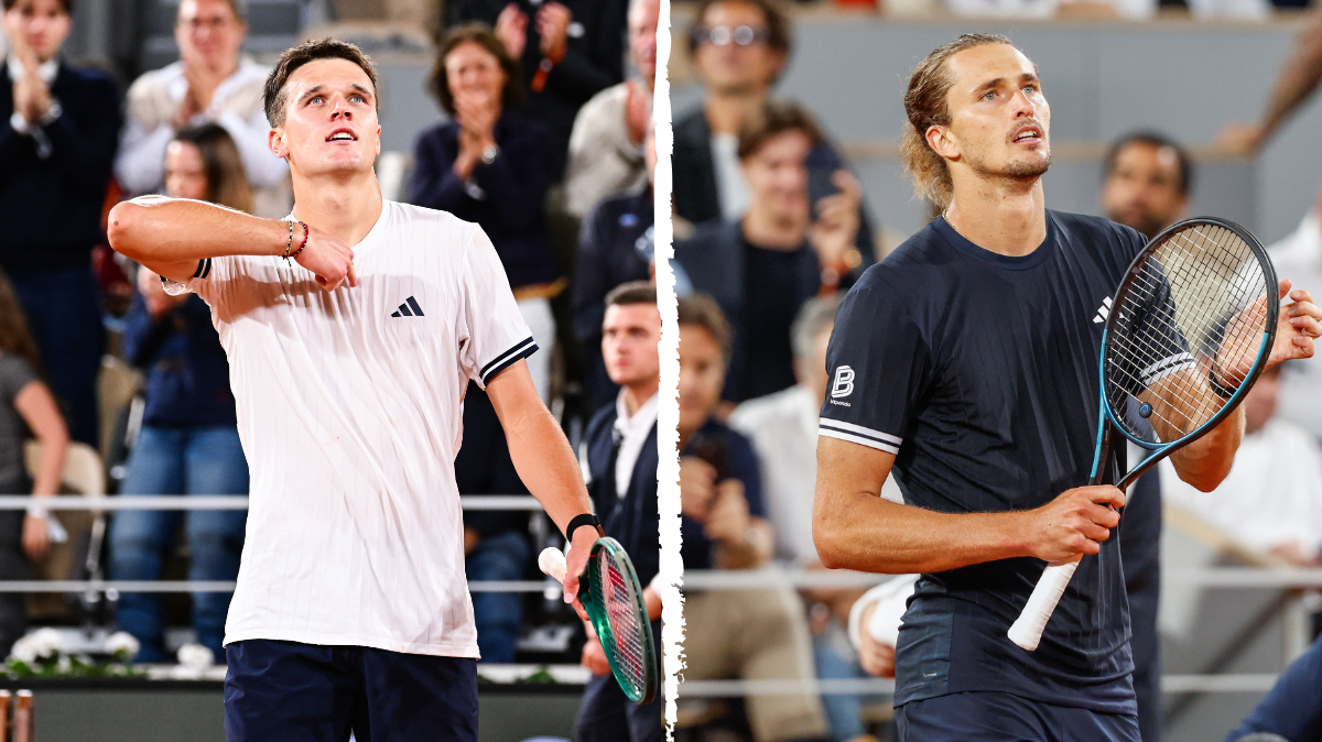 Le match du vendredi 5 juin à Roland-Garros Jakub Mensík contre Alexander Zverev