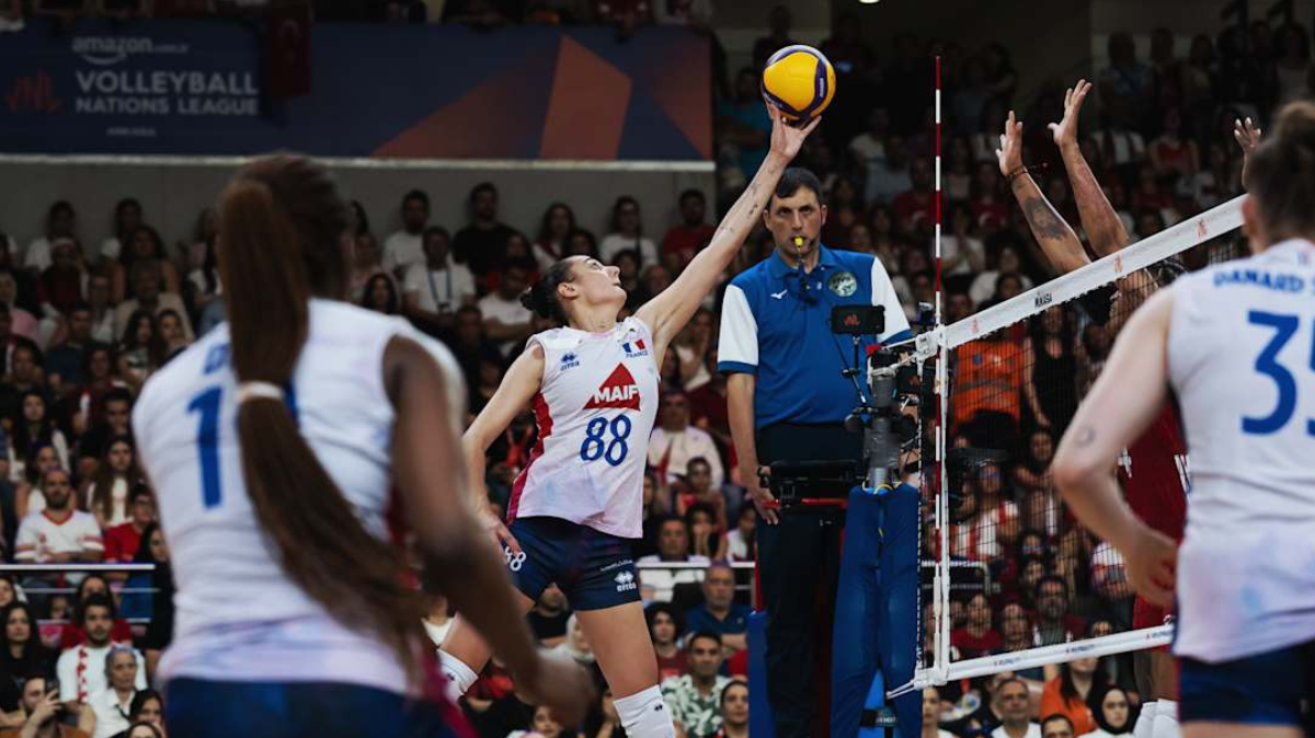 Les Bleues du volley logiquement dominées par la Turquie en Ligue des nations