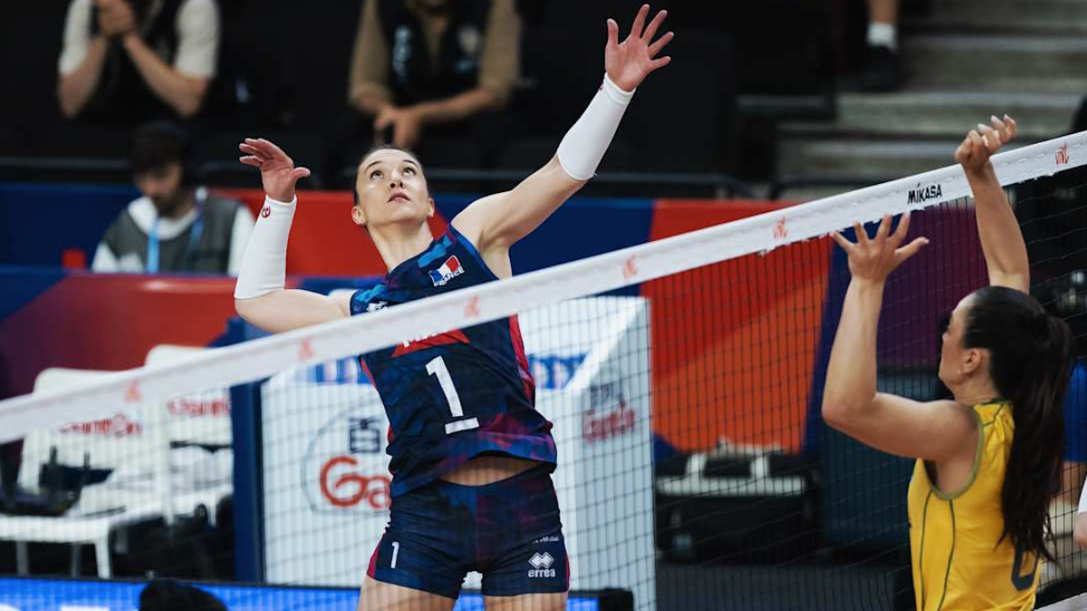 Les Bleues du volley reçoivent une dure leçon de la part des Brésiliennes en Ligue des nations