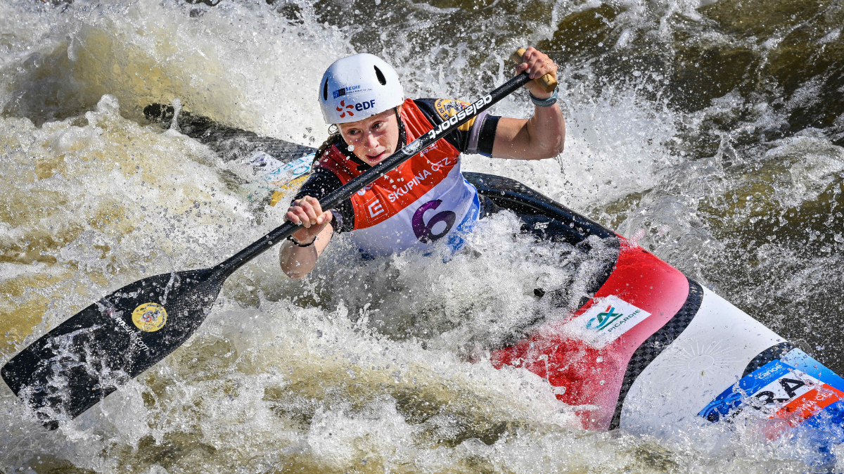 Marjorie Delassus s'offre un podium en kayak cross individuel sur la Coupe du monde de Prague