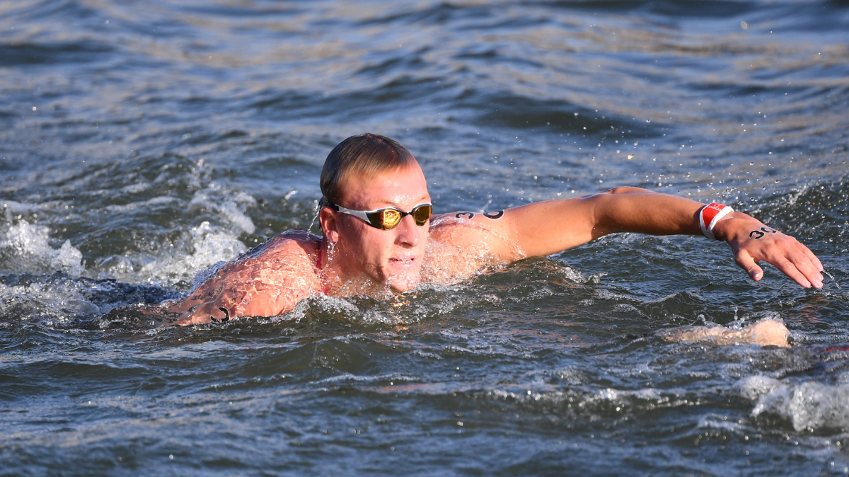 Nouveau podium en eau libre pour Marc-Antoine Olivier, 3ème du 3km knockout sprint de Setubal