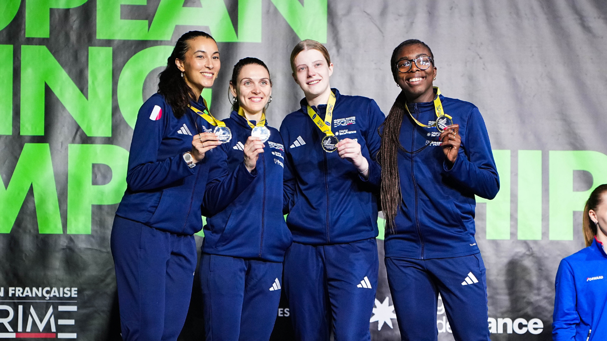 Pas de quintuplé pour les Bleues du sabre, battues en finale des championnats d'Europe