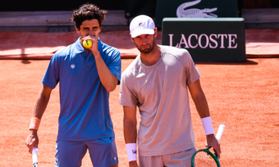Quentin Halys et Pierre-Hugues Herbert tombent en demie du double messieurs à Roland-Garros