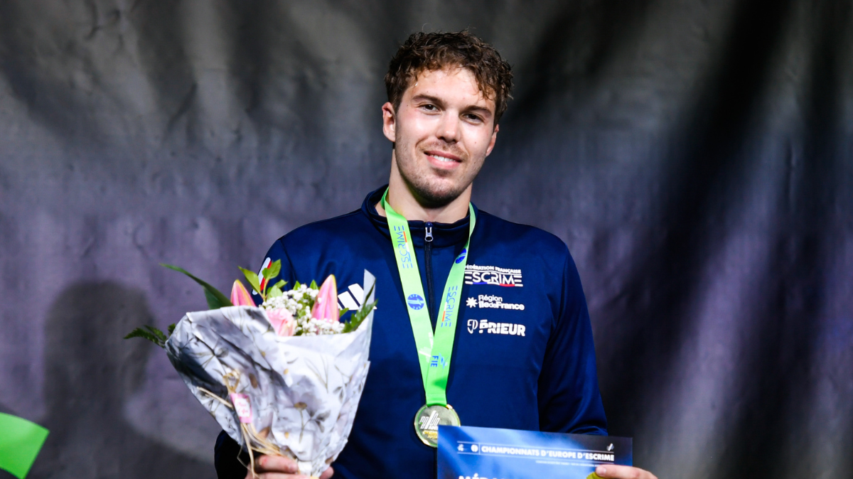 Rafael Savin remporte le premier titre européen du fleuret hommes français depuis 30 ans !