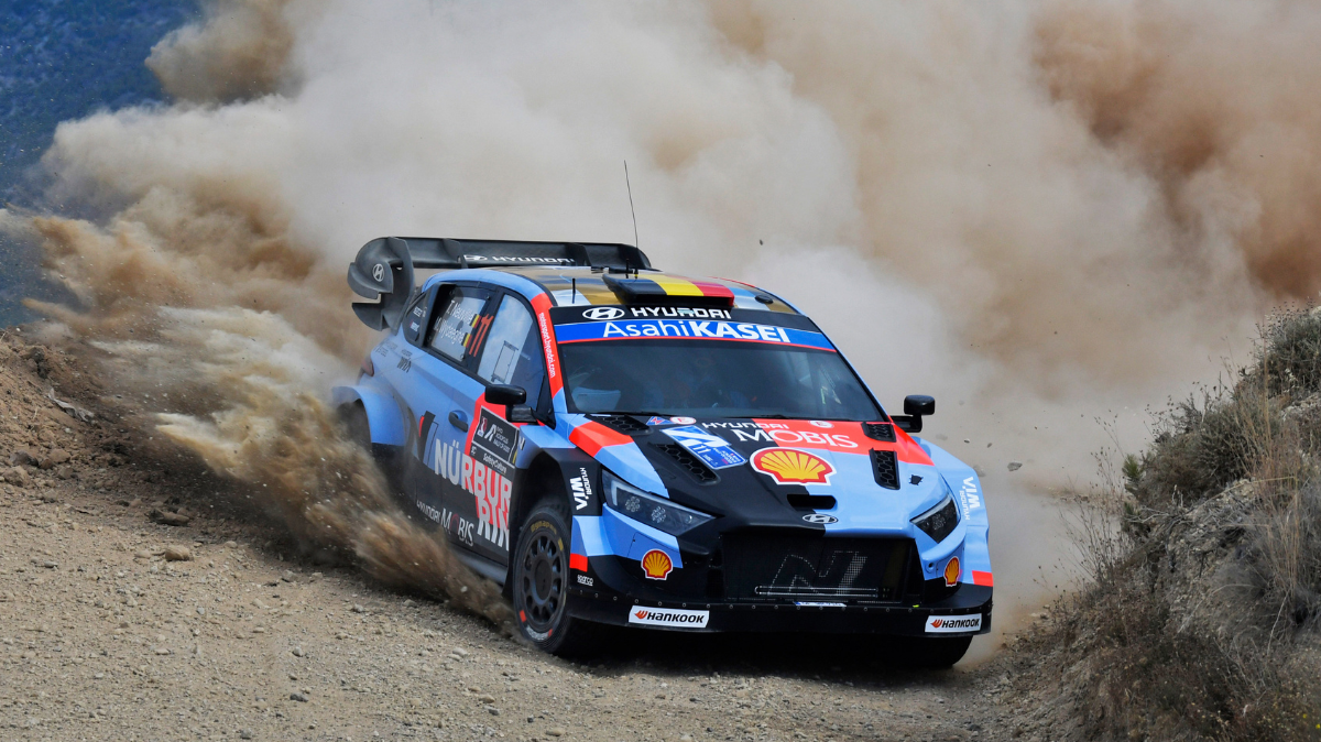 Thierry Neuville en tête après la 2e journée du Rallye WRC de Grèce Acropole, les Bleus en embuscade
