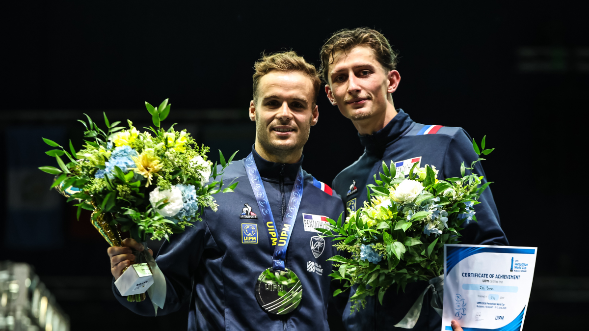 Ugo Fleurot deuxième de la Coupe du monde de pentathlon moderne à Budapest après une superbe finale