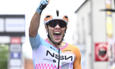 Un Corbin Strong impérial règle au sprint un petit peloton sur le Circuit Franco-Belge