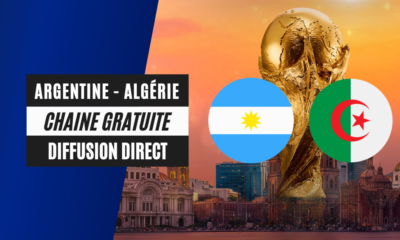 Chaîne TV gratuite où regarder Argentine Algérie en streaming direct