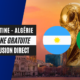 Chaîne TV gratuite où regarder Argentine Algérie en streaming direct
