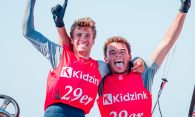 Alexandre Mostini et Raphaël Allain sacrés champions du monde de voile en 29er !
