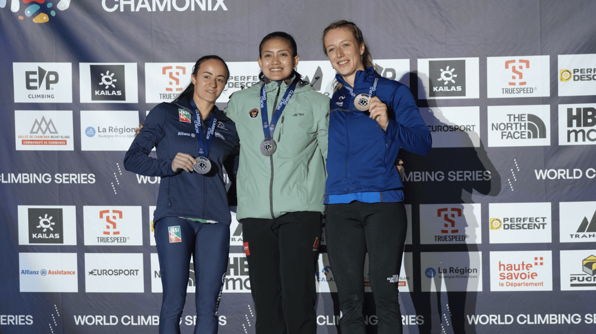 Capucine Viglione décroche son premier podium en vitesse en Coupe du monde à Chamonix
