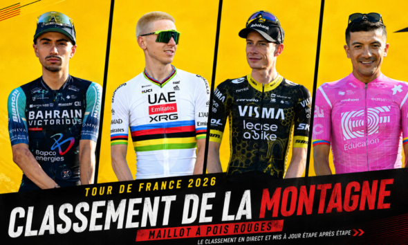 Classement de la montagne Tour de France 2026 le maillot à pois actualisé après chaque étape