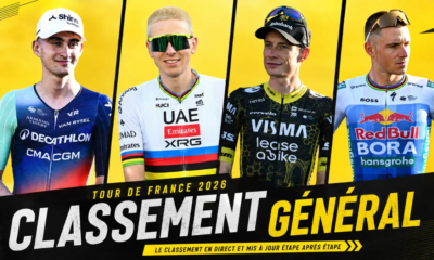Classement général du Tour de France 2026 le maillot jaune étape après étape