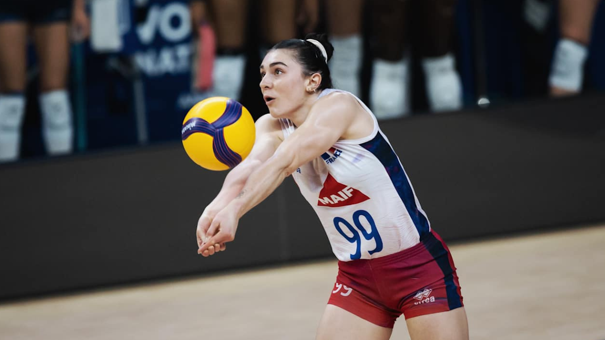 Juliette Gelin élue dans l'équipe type de la Ligue des nations femmes de volley 2026
