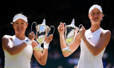 Kristina Mladenovic triomphe en double dames à Wimbledon avec Hanyu Guo, et remporte son 10e titre en Grand Chelem !