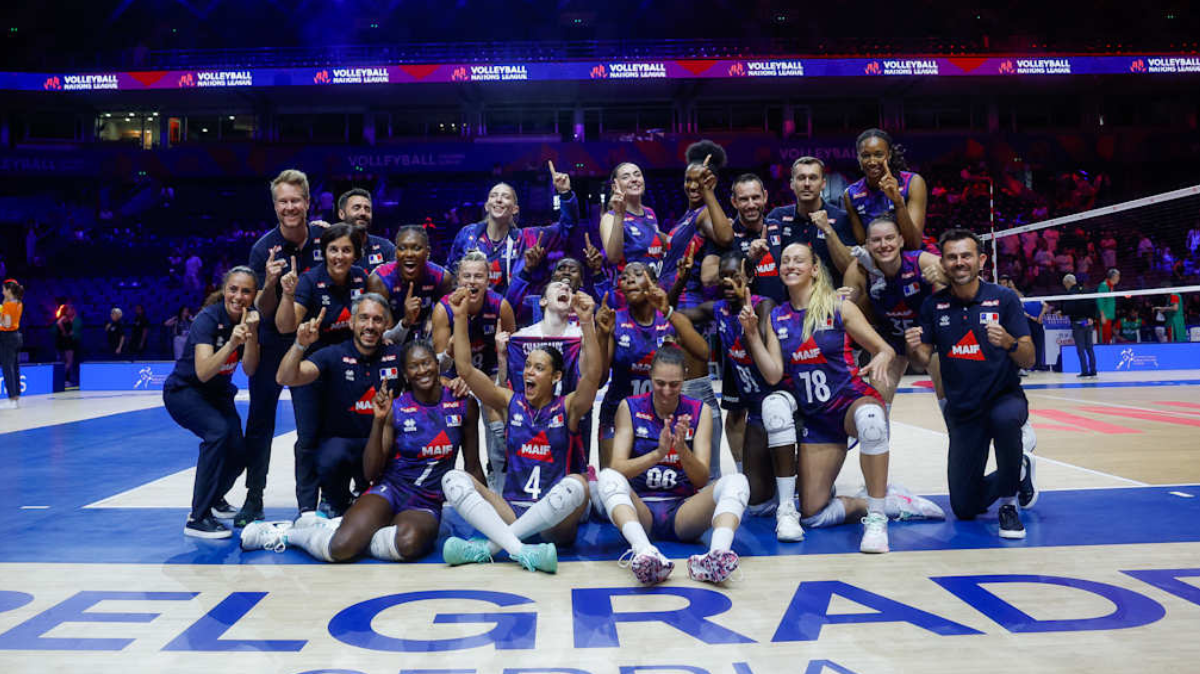 Les Bleues du volley concluent leur Ligue des nations par une défaite à l'arraché contre les Tchèques