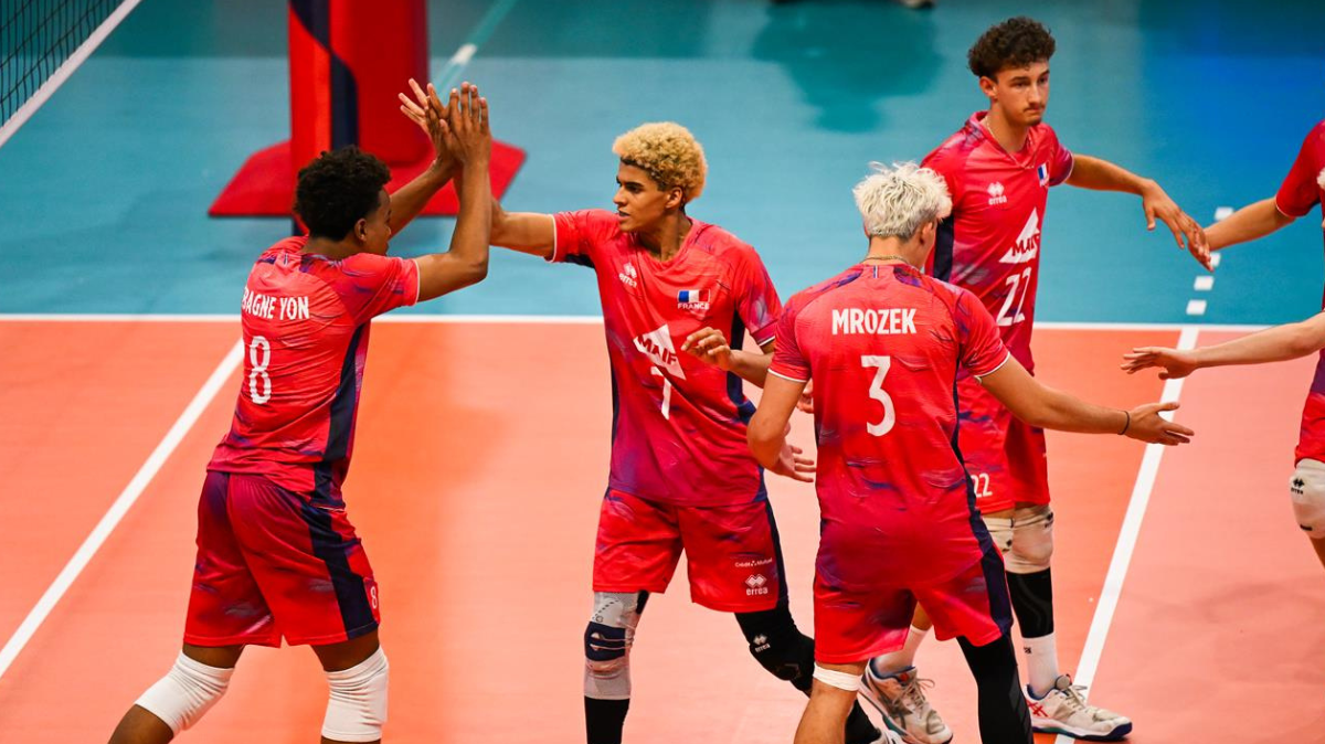 Les Bleuets du volley dominent l'Allemagne et prennent la tête de leur poule à l'Euro U18