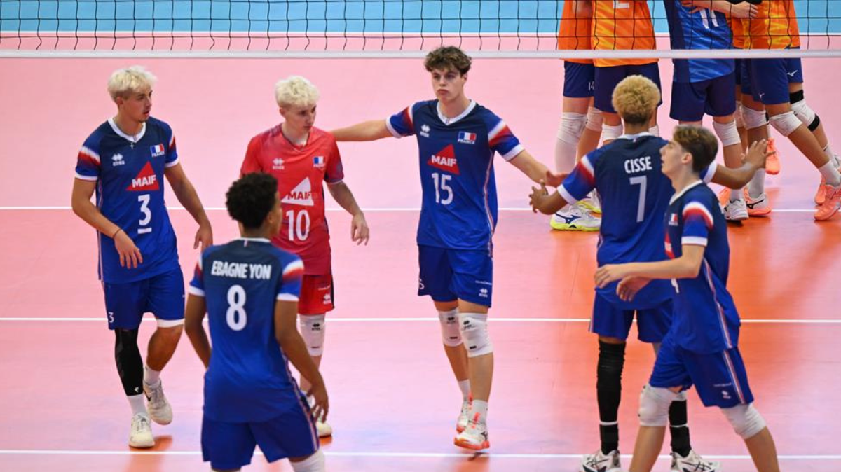 Les Bleuets du volley enchaînent contre les Pays-Bas et restent en tête à l'Euro U18