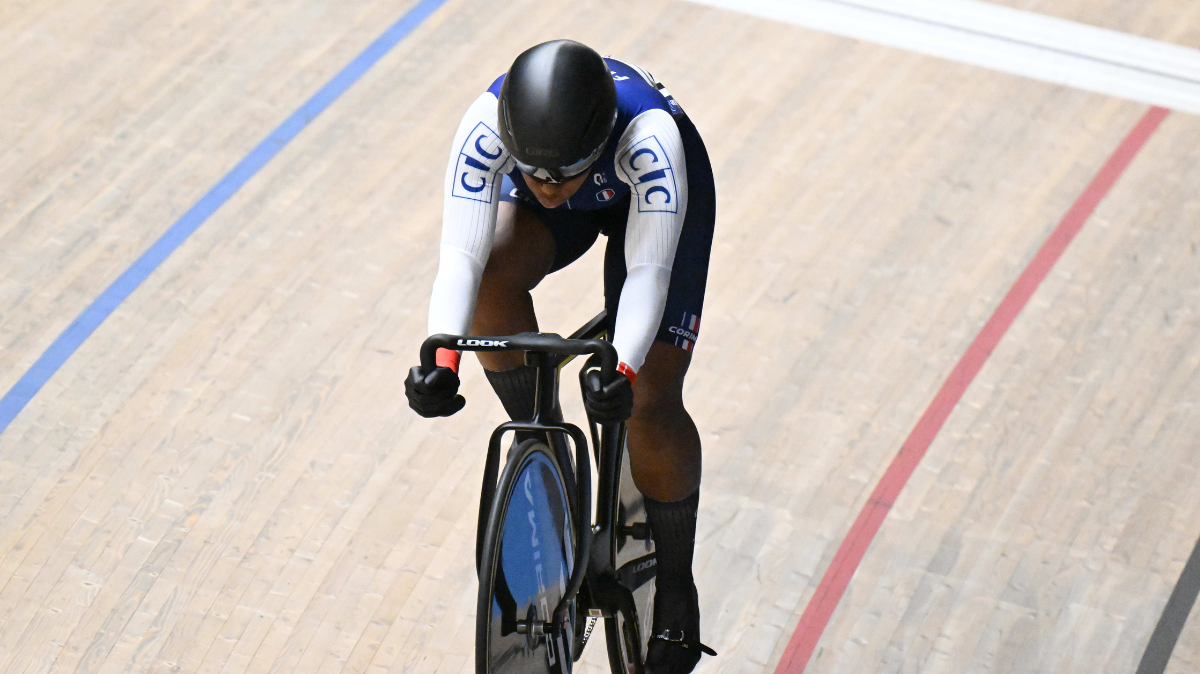 Marie Louisa Drouode conclut en argent l'Euro jeunes de la France en cyclisme sur piste