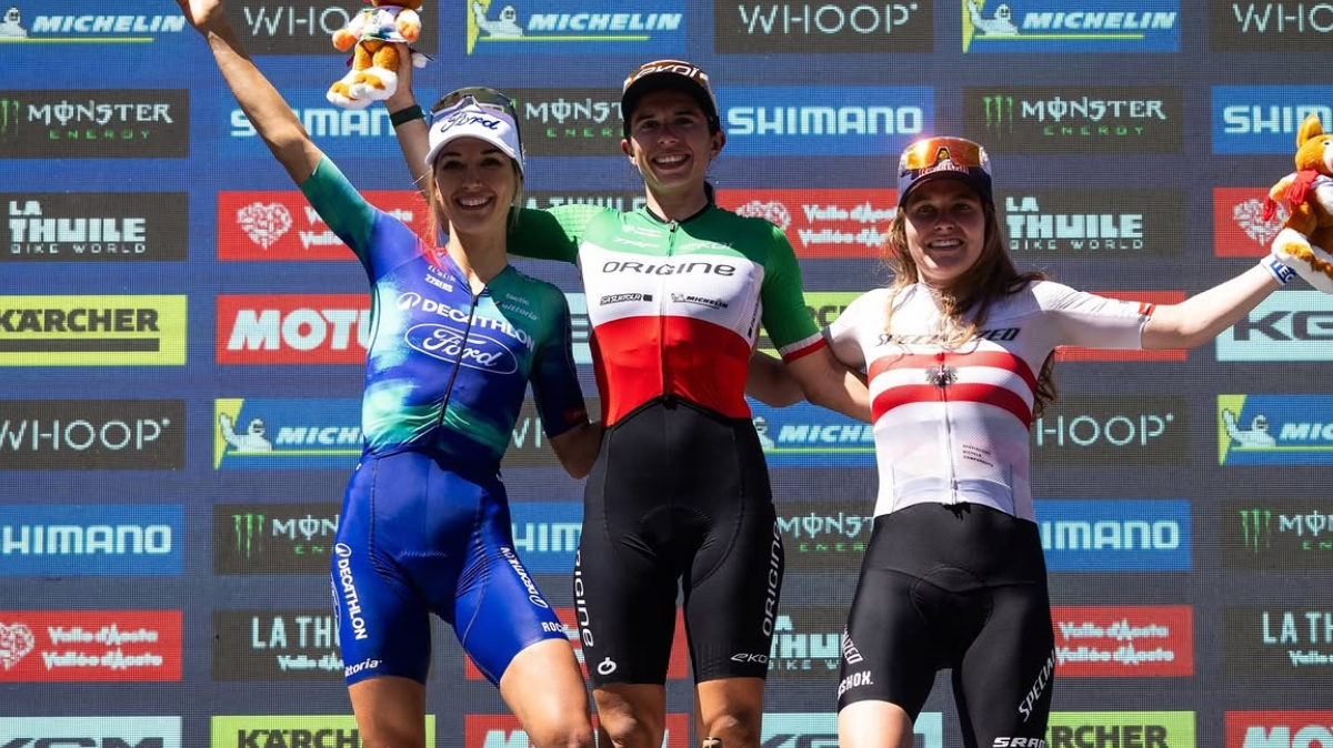 Martina Berta décroche sa première victoire en carrière devant son public sur le XCO de La Thuile