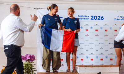 Mathilde Lovadina et Lou Berthomieu vice-championnes d'Europe de voile en 49er FX