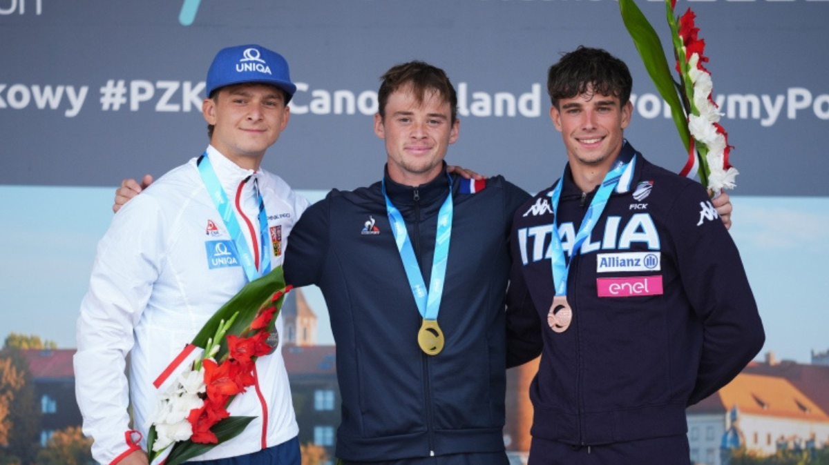 Mewen Debliquy sacré champion du monde U23 de canoë slalom !