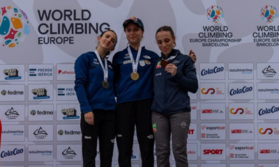 Oriane Bertone devient pour la première fois championne d'Europe d'escalade, trois médailles pour les Bleus