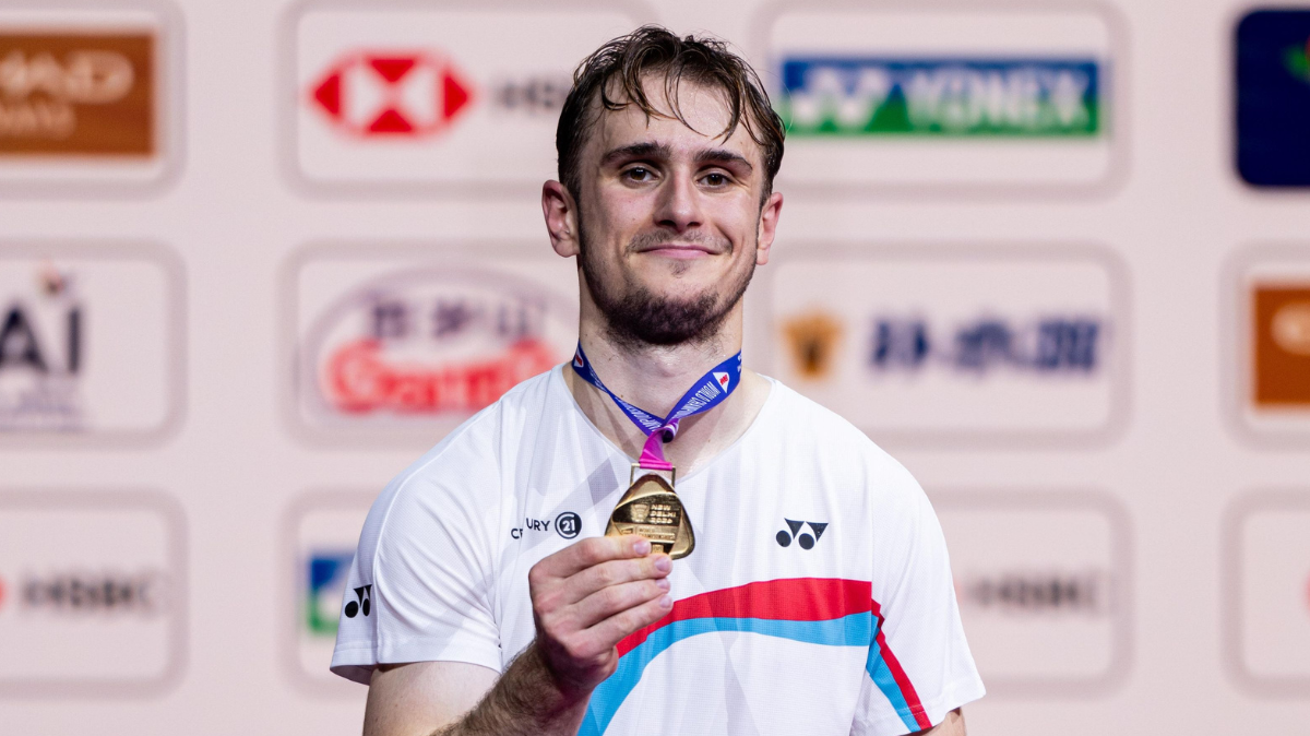 Alex Lanier devient lui aussi champion du monde de badminton en simple !