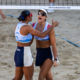Aline Chamereau et Clémence Vieira craquent au bout du suspense en demi-finale de l'Euro de beach-volley