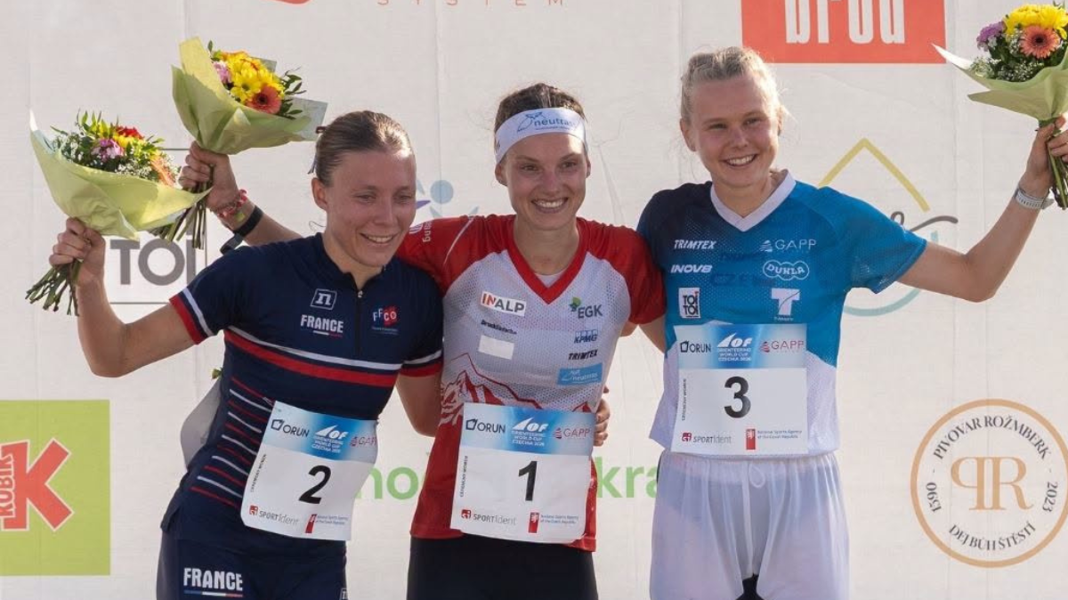 Cécile Calandry signe un podium à la Coupe du monde de course d'orientation de Vyšší Brod