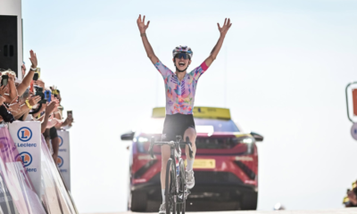 Coup double pour Kasia Niewiadoma au sommet du Mont Ventoux, victoire d'étape et maillot jaune ! (1)