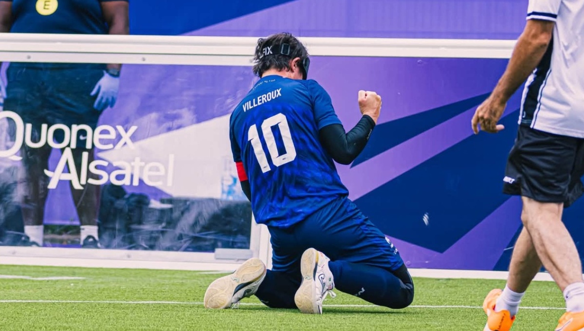 Frédéric Villeroux porte les Bleus vers la finale des Championnats d'Europe de Cécifoot