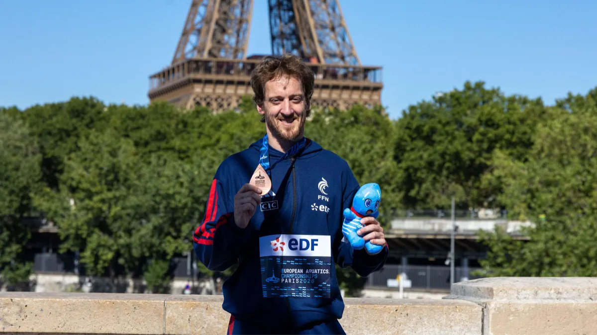 Gary Hunt médaillé de bronze en plongeon de haut vol aux Championnats d’Europe de natation