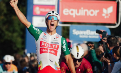 Giovanni Lonardi frustre Jason Tesson sur la 1re étape de l'Arctic Race of Norway