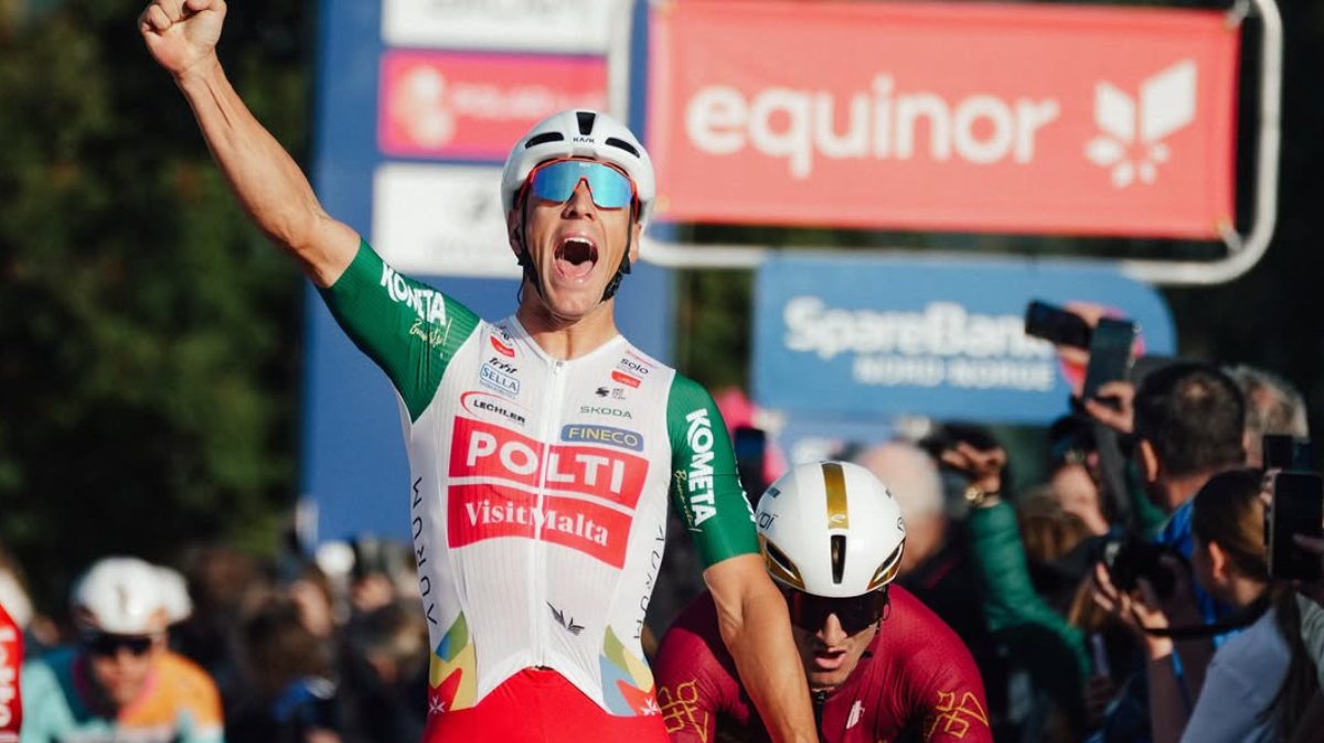Giovanni Lonardi frustre Jason Tesson sur la 1re étape de l'Arctic Race of Norway