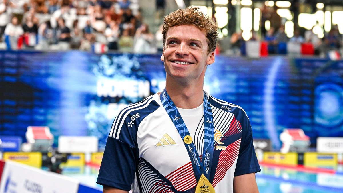 Intouchable, Léon Marchand rafle son premier titre européen en écrasant le 200 m papillon !