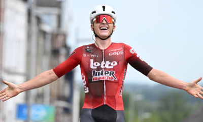 Jenno Berckmoes résiste au peloton et fait coup double sur la 3e étape du Renewi Tour