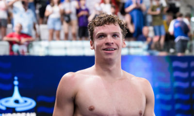 Léon Marchand débute en maîtrise lors des séries du 200 m papillon