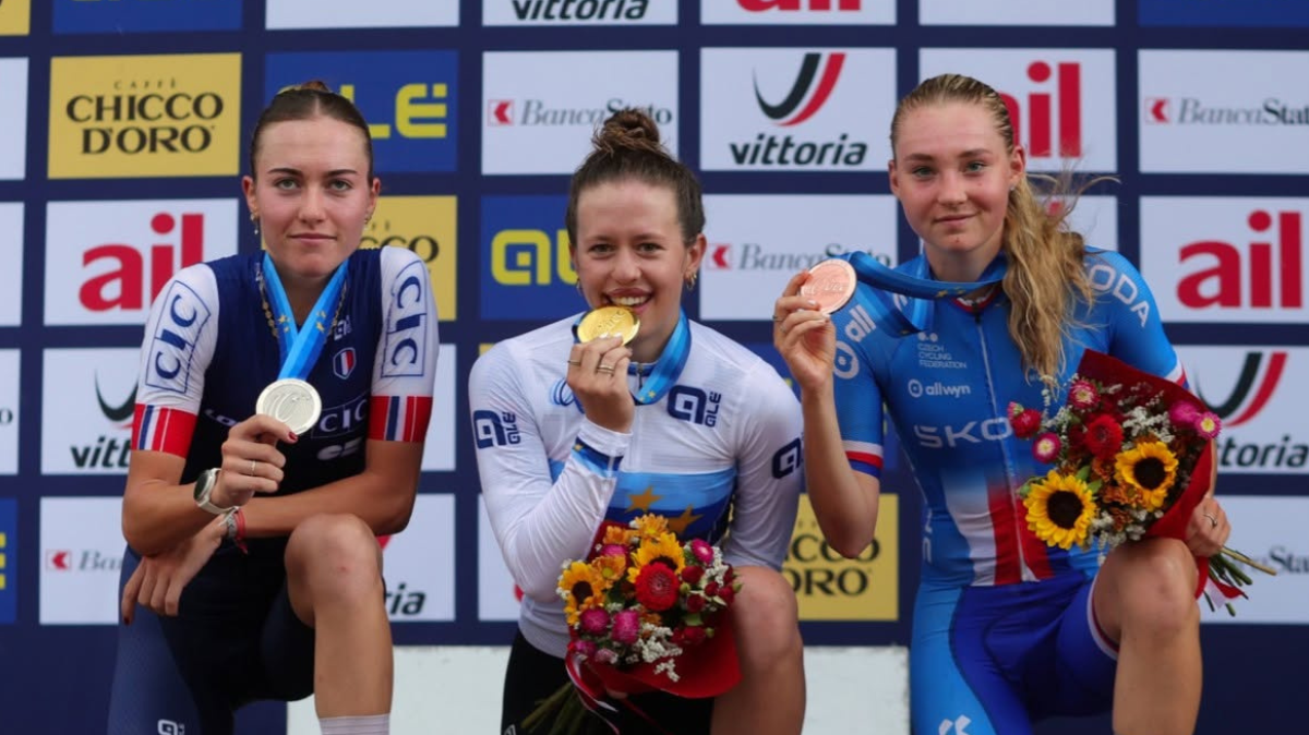 Lise Revol s'empare de l'argent sur le XCO Juniors des Championnats d'Europe de VTT