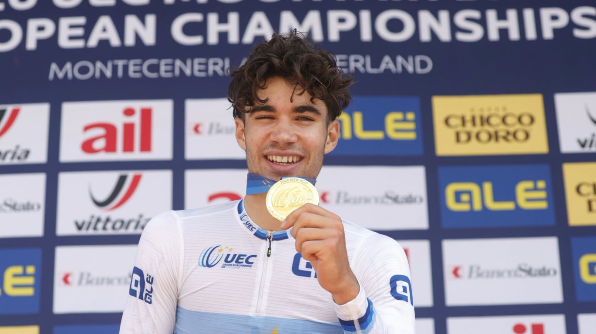 Mathieu Ghibaudo essore la concurrence pour rafler le titre européen Juniors en VTT XCO