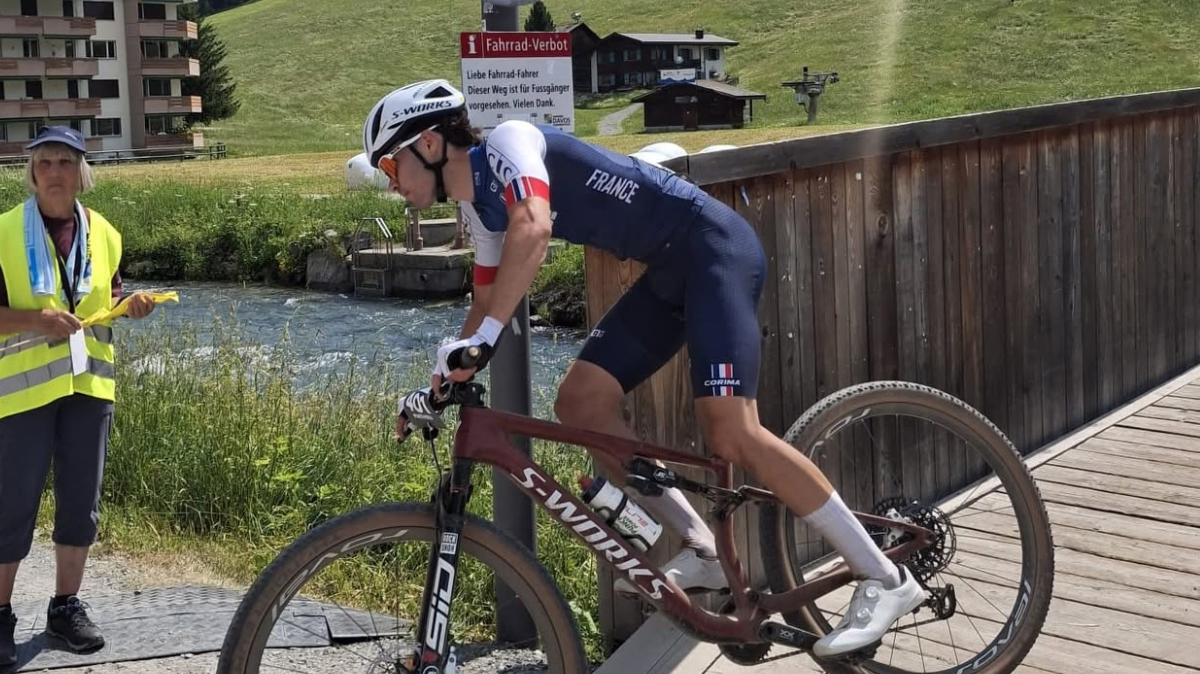 Mathieu Ghibaudo essore la concurrence pour rafler le titre européen Juniors en VTT XCO