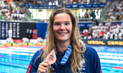 Pauline Mahieu arrache le bronze sur le 200 m dos des Championnats d'Europe de natation !