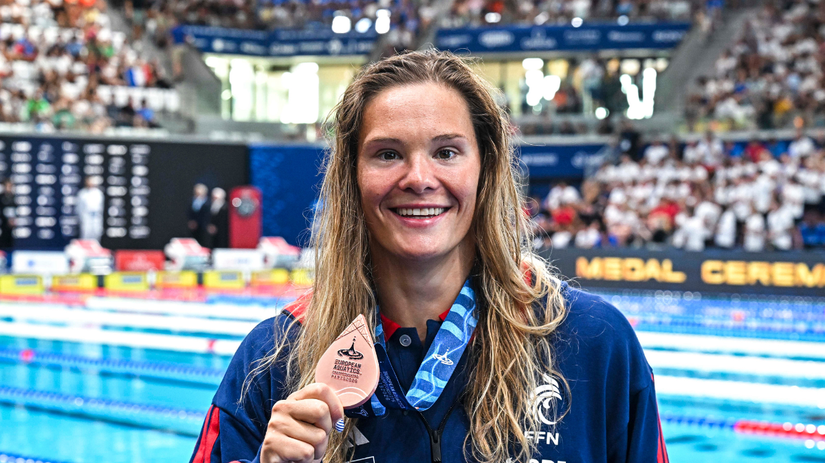 Pauline Mahieu arrache le bronze sur le 200 m dos des Championnats d'Europe de natation !