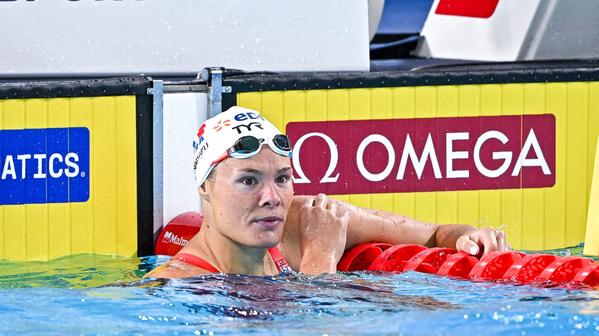 Pauline Mahieu qualifiée pour la finale du 200 m dos, Jeanne Lechevalier toute proche
