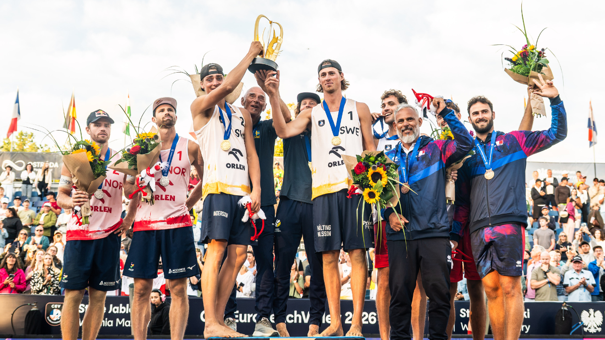 Téo Rotar et Arnaud Gauthier-Rat arrachent le bronze à l'Euro de beach-volley !