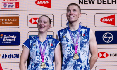 Thom Gicquel et Delphine Delrue sacrés champions du monde de badminton en double mixte !