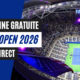 Chaîne TV gratuite où regarder l'US Open 2026 en streaming direct
