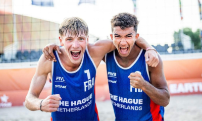 Adrien Bezu et Quentin Hipolyte échouent de peu en finale de l'Euro U18 de beach-volley