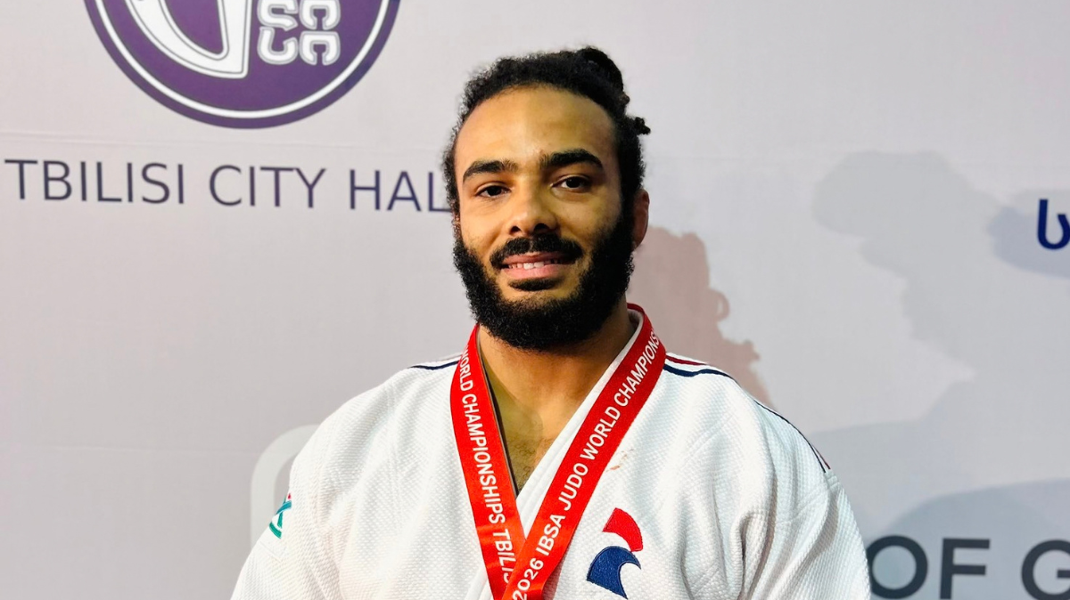 Hélios Latchoumanaya récupère son titre 3 médailles pour la France aux Mondiaux IBSA de judo 2026