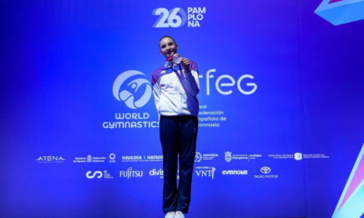 Impliquée dans les trois médailles françaises, Inès Thulliez porte les Bleuets de l'aérobic aux Mondiaux juniors